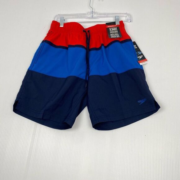 Speedo Men's Swimsuit size S Multicolor Round beach Volley Board Shorts UPF 50+ - Picture 14 of 14